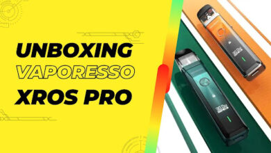 unboxing the Vaporesso XROS Pro Vape Kit