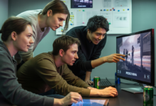 animators working on game animation services