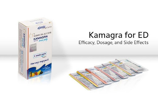 Kamagra for ED: Efficacy, Dosage, and Side Effects 