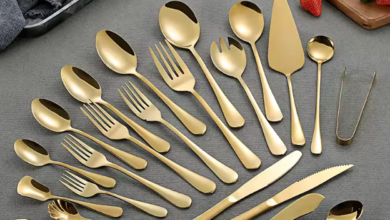 Gold Flatware