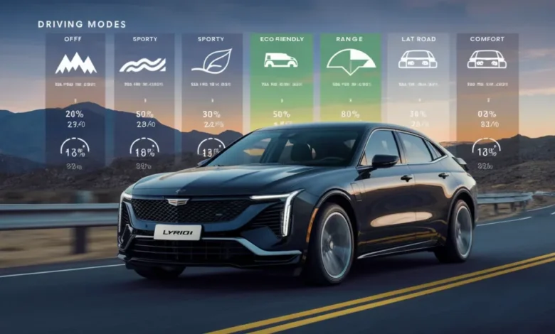 Do the Driving Modes in Cadillac Lyriq Offer Different Ranges or Battery Usages? cadillac lyriq