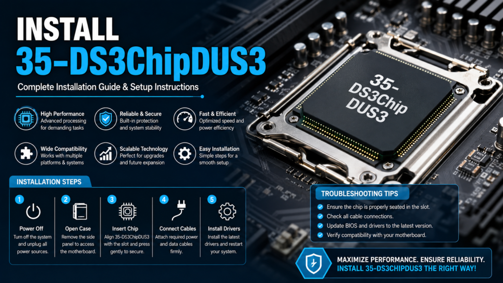 Install 35-DS3ChipDUS3 Setup Guide Features Benefits and Troubleshooting Tips Install 35-DS3ChipDUS3 Setup Guide Features Benefits and Troubleshooting Tips