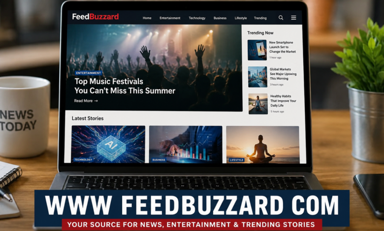www feedbuzzard com: A Complete Guide to the Trending Digital News and Entertainment Platform www feedbuzzard com
